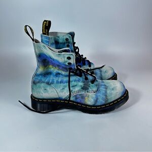 Dr. Martens Multicolor Tie-Dye Boots